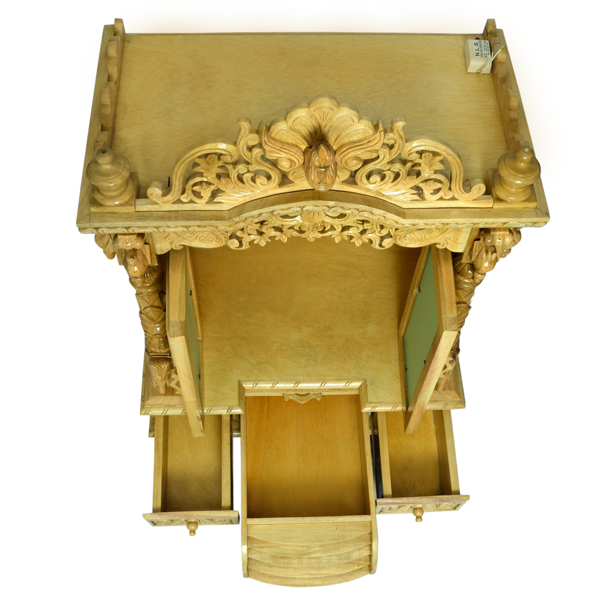 Sevan wood mandir S06 - Image 4